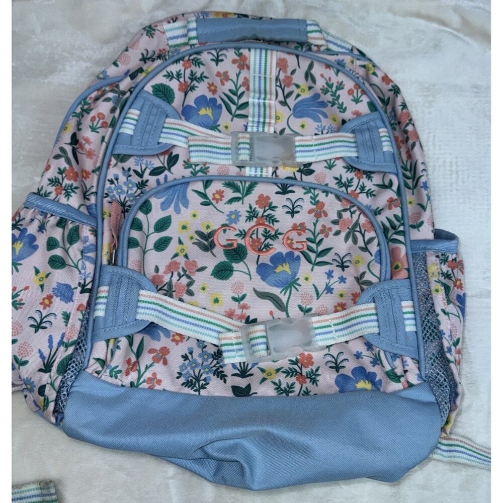 POTTERY BARN TEEN Mackenzie Rifle Paper Co. Bramble Fields Backpack Monogram